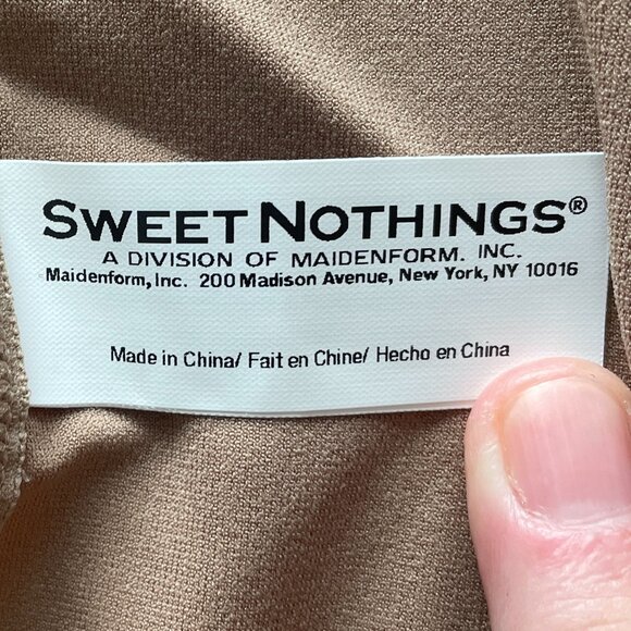 Size 2XL Maidenform Sweet Nothings nude firm control tummy toning tank - Picture 5 of 10